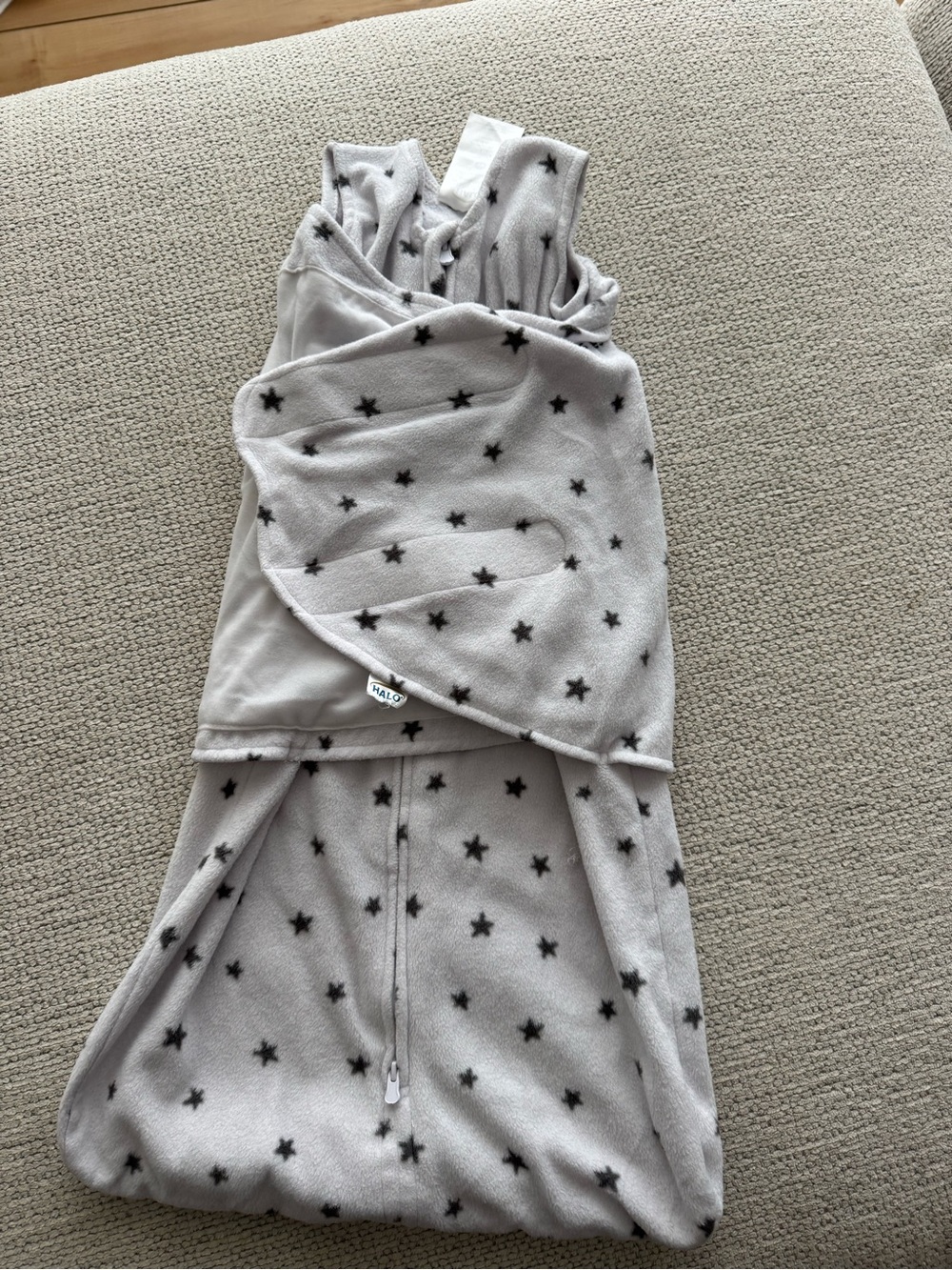 Halo Grey Star Sleepsack Swaddle